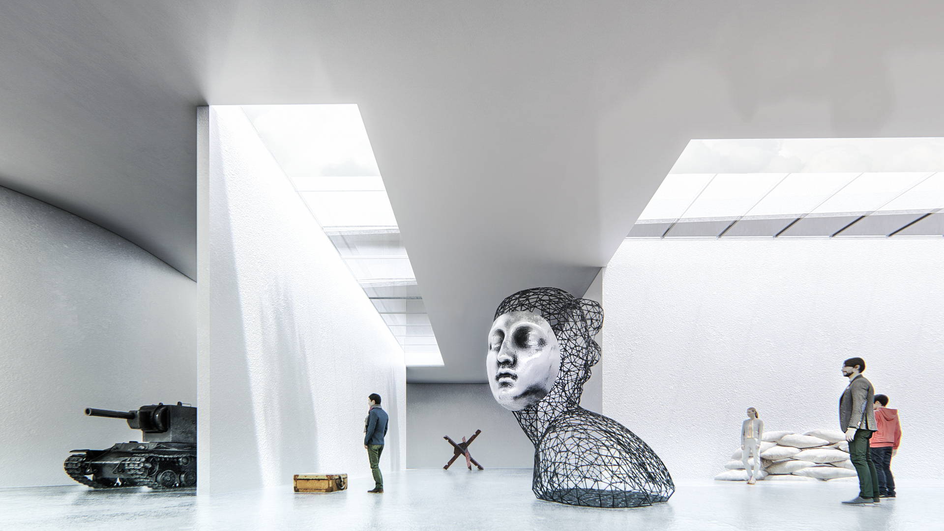 MUSEUM COMPLEX IN KOMMUNARKA / МУЗЕЙНЫЙ КОМПЛЕКС В КОММУНАРКЕ